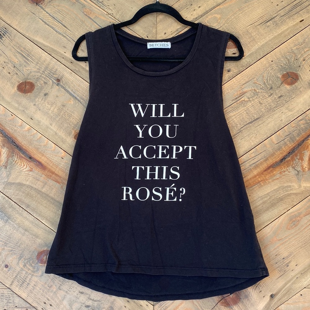 Betches Bachelor Muscle Top L